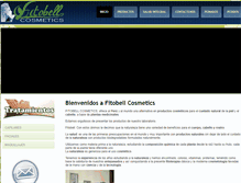 Tablet Screenshot of fitobellcosmetics.com